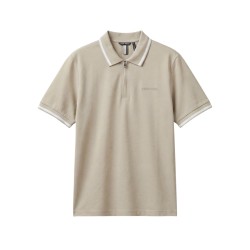 Antony Morato Polo Regular Fit De Algodón Beige Hombre