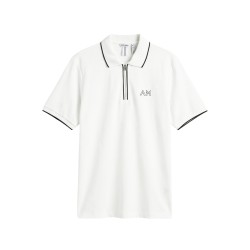 Antony Morato Polo Regular Fit De Piqué De Algodón Blanco Cream Hombre