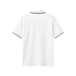 Antony Morato Polo Regular Fit De Piqué De Algodón Blanco Cream Hombre