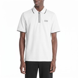 Antony Morato Polo Regular Fit De Piqué De Algodón Blanco Cream Hombre