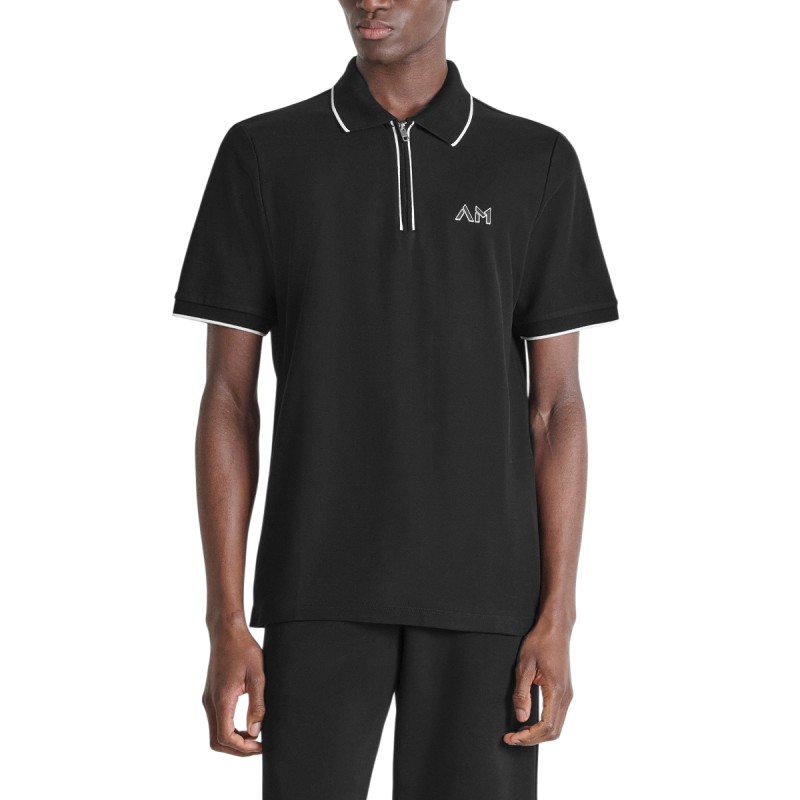 Antony Morato Polo Regular Fit De Piqué De Algodón Negro Black Hombre