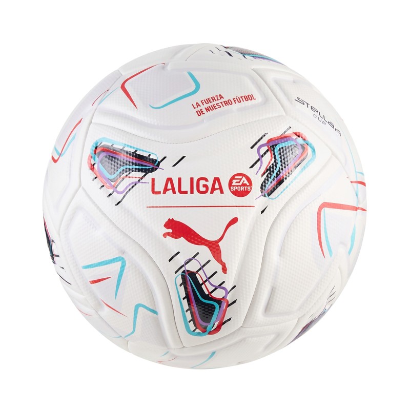 Puma Balón Stellar Cup LaLiga Blanco White-Multicolor