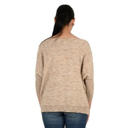 Markup Jersey Maglia Over Beige Safari Mujer