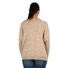 Markup Jersey Maglia Over Beige Safari Mujer