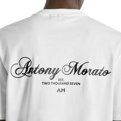 Antony Morato Camiseta Relaxed Fit Blanco Cream Hombre