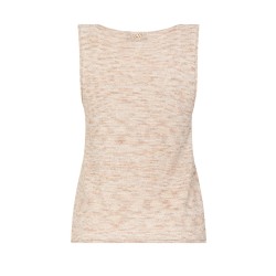 Markup Chaleco Canotta Beige Safari Mujer