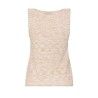 Markup Chaleco Canotta Beige Safari Mujer