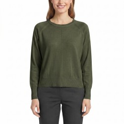 Markup Camiseta Raglán Verde Militare Mujer