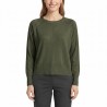 Markup Camiseta Raglán Verde Militare Mujer