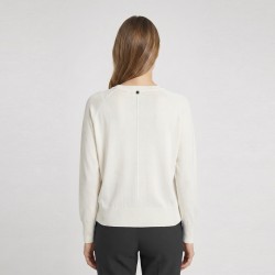 Markup Camiseta Raglán Blanco Off White Mujer