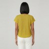 Markup Camiseta Over In Cotone Verde Claro Cedro Mujer