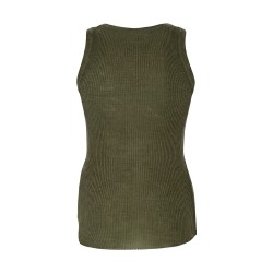 Markup Camiseta Girocollo A Coste Verde Militar Mujer