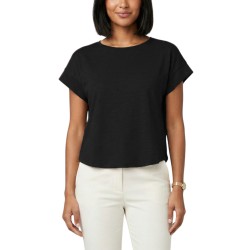 Markup Camiseta Over In Cotone Negro Nero Mujer