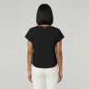Markup Camiseta Over In Cotone Negro Nero Mujer
