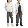 ADIDAS Conjunto Chándal LK BL FL FZ TS Gris Amarillo Niño