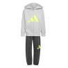 ADIDAS Conjunto Chándal LK BL FL FZ TS Gris Amarillo Niño