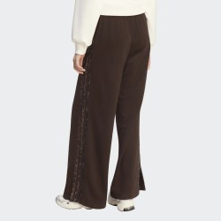 ADIDAS Pantalón Largo Seasonal Essentials Leopard Print French Terry Pants with 3-Stripes Marrón Aurora Coffe Mujer