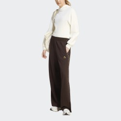 ADIDAS Pantalón Largo Seasonal Essentials Leopard Print French Terry Pants with 3-Stripes Marrón Aurora Coffe Mujer
