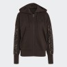 ADIDAS Chaqueta Animal Print 3 Stripes Marrón Mujer