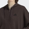 ADIDAS Chaqueta Animal Print 3 Stripes Marrón Mujer