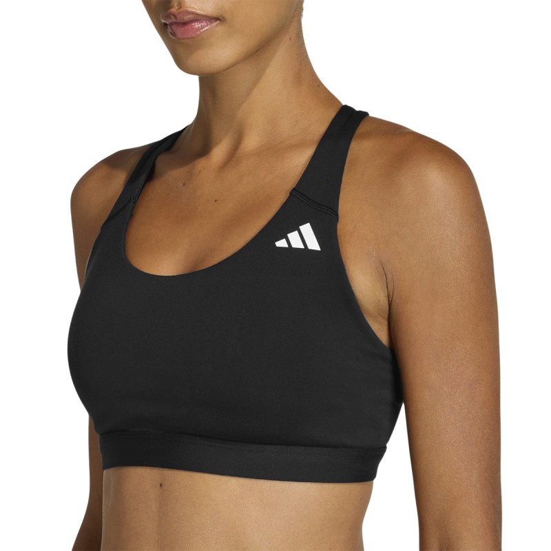 ADIDAS Top Optime Essentials Workout Medium Support Bra Negro Black Mujer