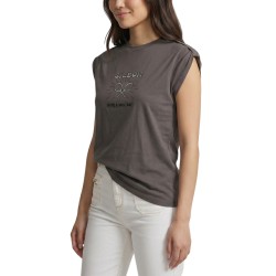 Silbon Camiseta Roll Out Have A Nice Day Gris Negro Mujer
