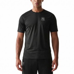 New Era Camiseta New York Yankees Negro Black Hombre