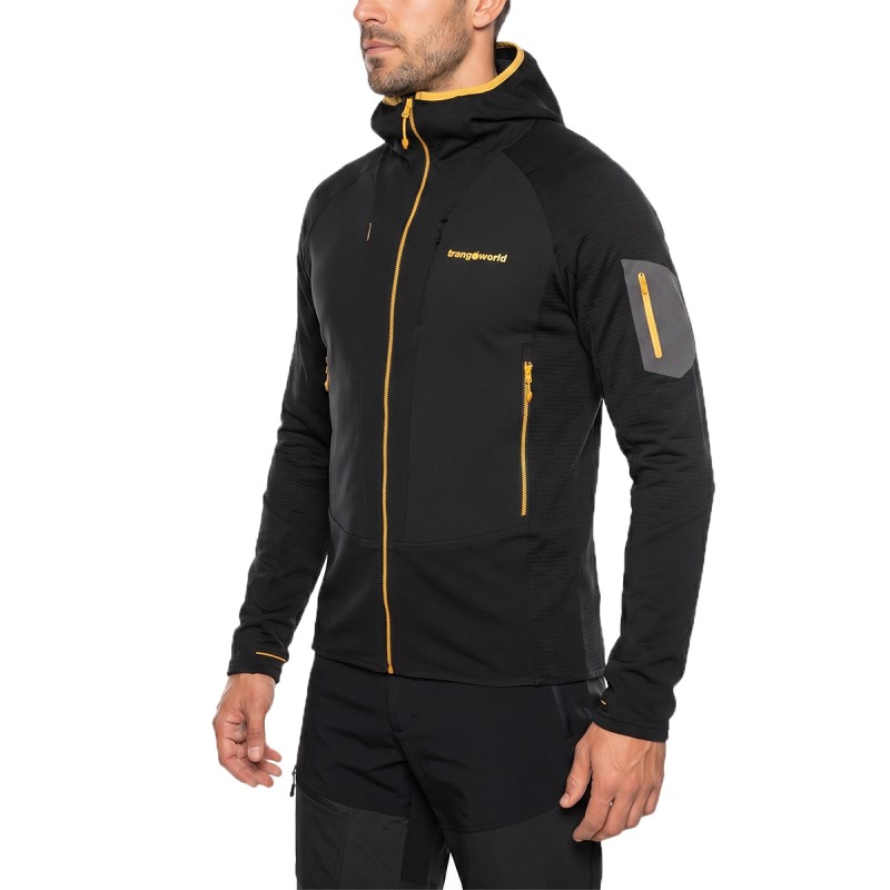 Trangoworld Chaqueta Montro Negro Caviar Hombre