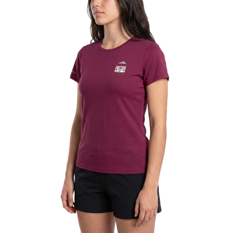 Trangoworld Camiseta Echaide Morado Mujer