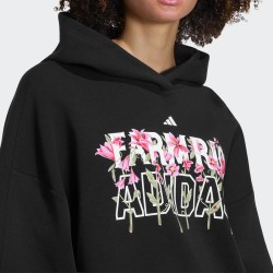 ADIDAS Sudadera Farm Rio Negro Estampado Black Mujer