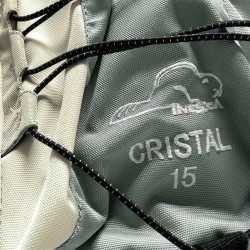 Inesca Mochila Daypack Cristal 15L Gris Blanco Unisex