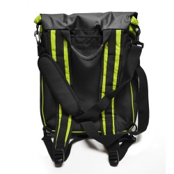 Inesca Mochila Bandolera Neo Negra y Verde Unisex