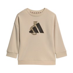 ADIDAS Conjunto De Chándal Animal Leggings Set Beige Crystal Linen Niño