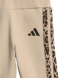 ADIDAS Conjunto De Chándal Animal Leggings Set Beige Crystal Linen Niño