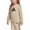 ADIDAS Conjunto De Chándal Animal Leggings Set Beige Crystal Linen Niño