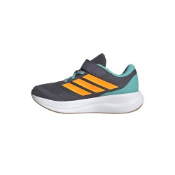 ADIDAS Zapatilla Runfalcon 6 El C Gris Verde Naranja Niño