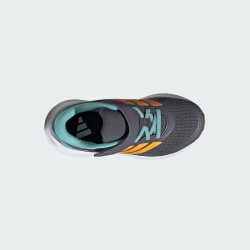 ADIDAS Zapatilla Runfalcon 6 El C Gris Verde Naranja Niño