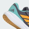 ADIDAS Zapatilla Runfalcon 6 El C Gris Verde Naranja Niño