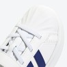 ADIDAS Zapatillas Deportivas Con Velcro Streettalk El C Blanco Azul Niño