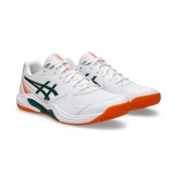 Asics Zapatilla Gel-Dedicate 9 Padel Blanco Verde Naranja White Hombre