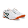 Asics Zapatilla Gel-Dedicate 9 Padel Blanco Verde Naranja White Hombre