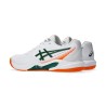 Asics Zapatilla Gel-Dedicate 9 Padel Blanco Verde Naranja White Hombre