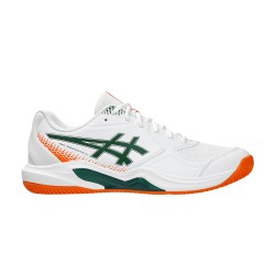 Asics Zapatilla Gel-Dedicate 9 Padel Blanco Verde Naranja White Hombre