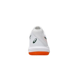 Asics Zapatilla Gel-Dedicate 9 Padel Blanco Verde Naranja White Hombre