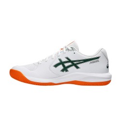 Asics Zapatilla Gel-Dedicate 9 Padel Blanco Verde Naranja White Hombre