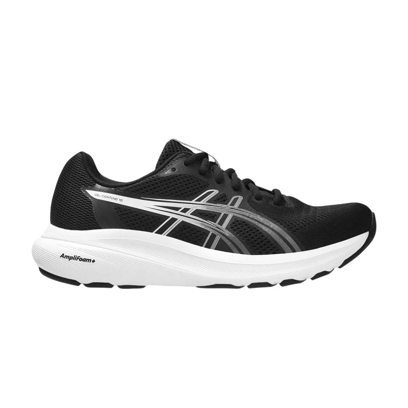Asics Zapatilla Running Gel-Contend 10 Negro Blanco Black White Mujer