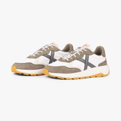 Munich Zapatilla Babel 13 Blanco Marrón Hombre
