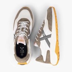 Munich Zapatilla Babel 13 Blanco Marrón Hombre