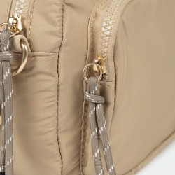 Munich Bolso Shallow Crossbody Beige