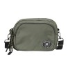 Munich Bolso Shallow Crossbody Verde Kaki